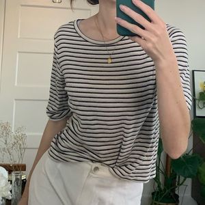 Black White and Grey T Shirt